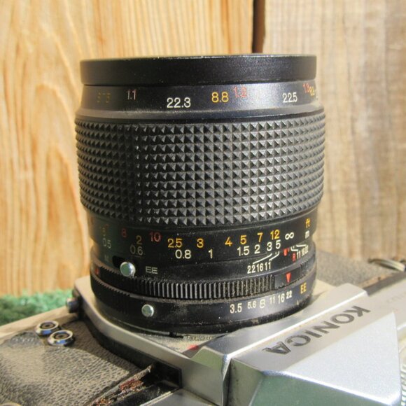 Vintage Konica Autoflex T 35mm Camera & Macro-Hexanon AR 55mm Lens 7902257 - Picture 5 of 10